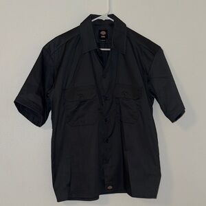 Dickies Charcoal Button-Up Shirt